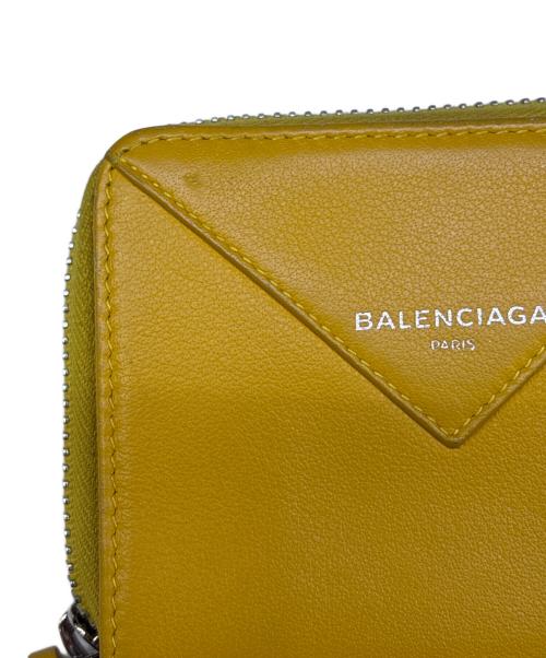 BALENCIAGA（バレンシアガ）BALENCIAGA (バレンシアガ) 2つ折り財布 イエローの古着・服飾アイテム