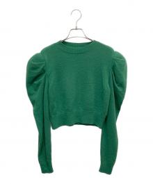 cygne（シーニュ）の古着「ポワンニットプルオーバー」｜グリーン