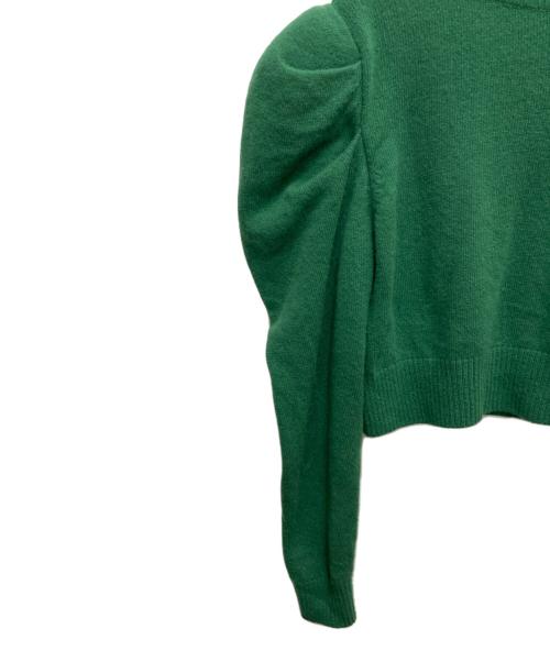 cygne（シーニュ）cygne (シーニュ) ポワンニットプルオーバー グリーン サイズ:SIZE Freeの古着・服飾アイテム