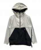stussyステューシー）の古着「アノラックパーカー」｜ホワイト×ブラック