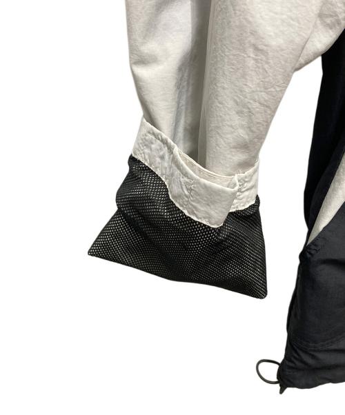 stussy（ステューシー）stussy (ステューシー) アノラックパーカー ホワイト×ブラック サイズ:SIZE Mの古着・服飾アイテム