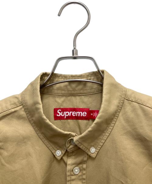 SUPREME（シュプリーム）SUPREME (シュプリーム) 長袖シャツ ベージュ サイズ:SIZE Mの古着・服飾アイテム