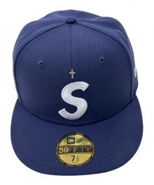 SUPREME×New Era（シュプリーム×ニューエラ）の古着「キャップ」｜ネイビー