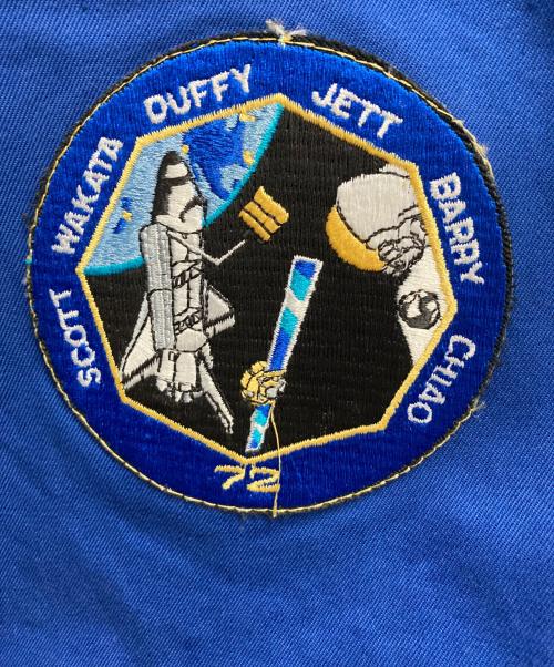 USAF（ユーエスエアフォース）USAF (ユーエスエアフォース) パッチワークミリタリージャケット ブルー サイズ:SIZE Lの古着・服飾アイテム