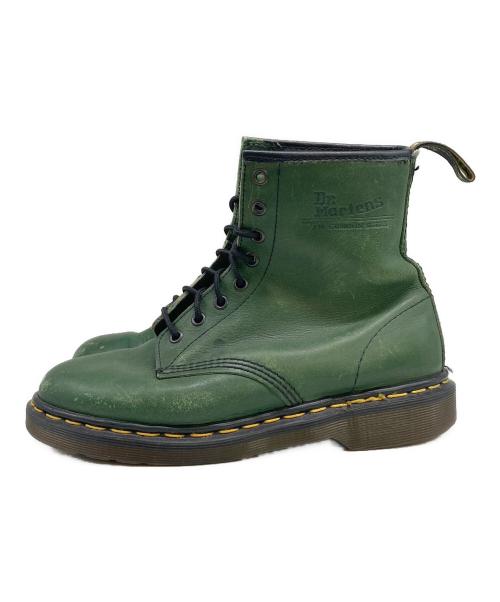 Dr.Martens（ドクターマーチン）Dr.Martens (ドクターマーチン) 8ホールブーツ グリーン サイズ:記載なしの古着・服飾アイテム
