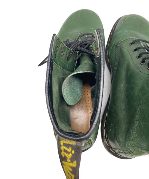 Dr.Martens（ドクターマーチン）Dr.Martens (ドクターマーチン) 8ホールブーツ グリーン サイズ:記載なしの古着・服飾アイテム