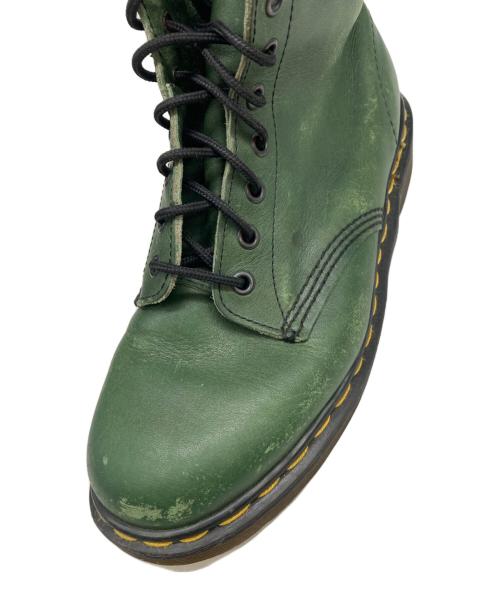 Dr.Martens（ドクターマーチン）Dr.Martens (ドクターマーチン) 8ホールブーツ グリーン サイズ:記載なしの古着・服飾アイテム