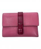 LOEWEロエベ）の古着「3つ折り財布」｜ピンク