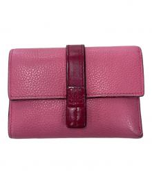 LOEWE（ロエベ）の古着「3つ折り財布」｜ピンク