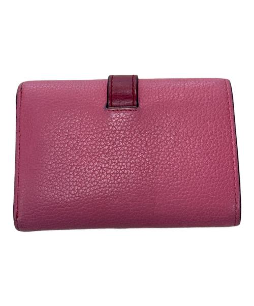 LOEWE（ロエベ）LOEWE (ロエベ) 3つ折り財布 ピンクの古着・服飾アイテム