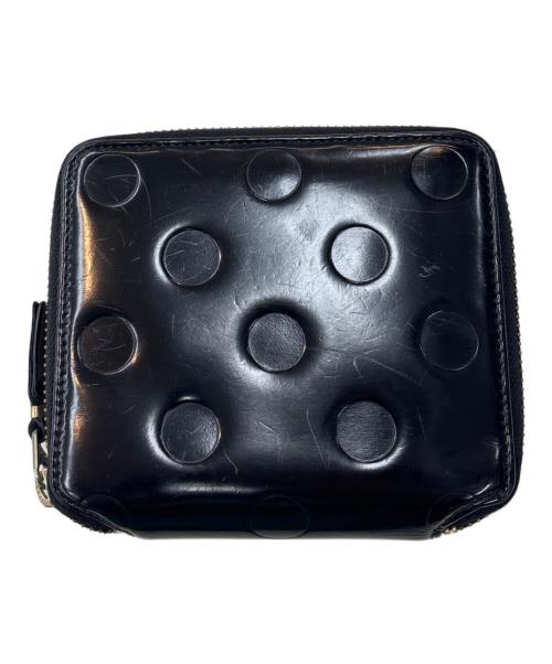 COMME des GARCONS（コムデギャルソン）COMME des GARCONS (コムデギャルソン) ラウンドファスナー財布 ブラックの古着・服飾アイテム