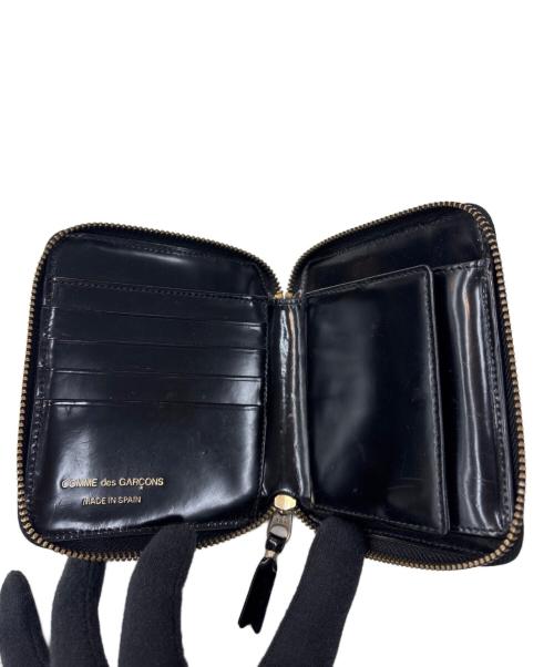 COMME des GARCONS（コムデギャルソン）COMME des GARCONS (コムデギャルソン) ラウンドファスナー財布 ブラックの古着・服飾アイテム