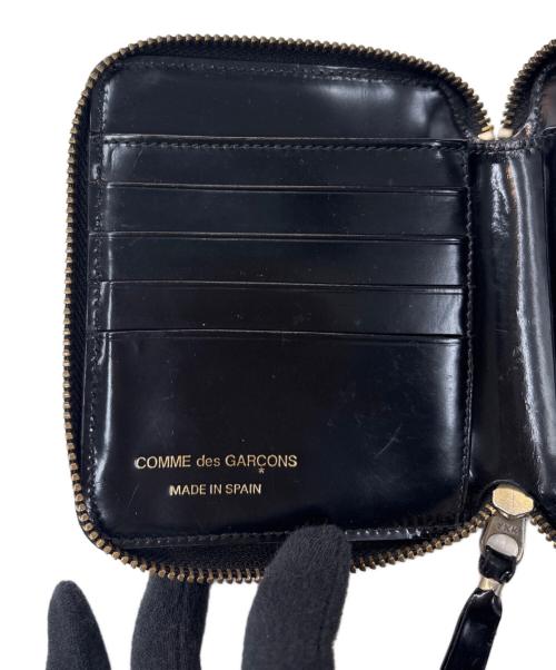COMME des GARCONS（コムデギャルソン）COMME des GARCONS (コムデギャルソン) ラウンドファスナー財布 ブラックの古着・服飾アイテム