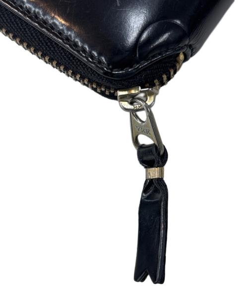 COMME des GARCONS（コムデギャルソン）COMME des GARCONS (コムデギャルソン) ラウンドファスナー財布 ブラックの古着・服飾アイテム