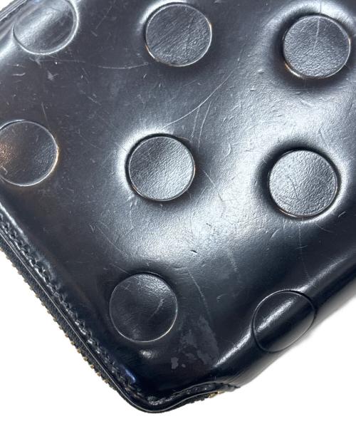 COMME des GARCONS（コムデギャルソン）COMME des GARCONS (コムデギャルソン) ラウンドファスナー財布 ブラックの古着・服飾アイテム