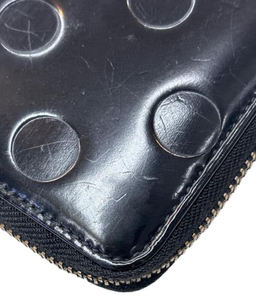 COMME des GARCONS（コムデギャルソン）COMME des GARCONS (コムデギャルソン) ラウンドファスナー財布 ブラックの古着・服飾アイテム