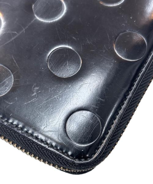 COMME des GARCONS（コムデギャルソン）COMME des GARCONS (コムデギャルソン) ラウンドファスナー財布 ブラックの古着・服飾アイテム