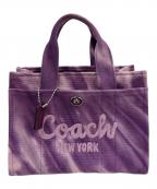 COACHコーチ）の古着「トートバッグ」｜パープル