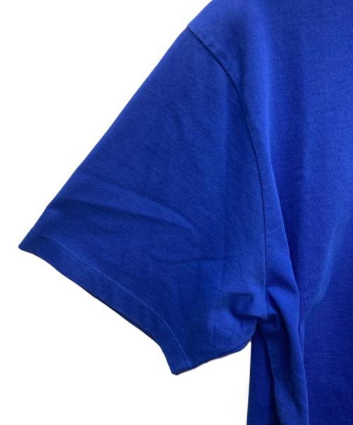 maison kitsune（メゾンキツネ）maison kitsune (メゾンキツネ) 半袖Tシャツ ブルー サイズ:SIZE XSの古着・服飾アイテム