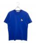 maison kitsune（メゾンキツネ）の古着「半袖Tシャツ」｜ブルー