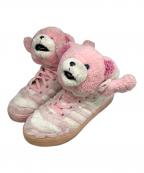 adidas×JEREMY SCOTTアディダス×ジェレミー スコット）の古着「ハイカットスニーカー」｜ピンク