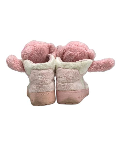 adidas（アディダス）adidas (アディダス) JEREMY SCOTT (ジェレミー スコット) ハイカットスニーカー ピンク サイズ:SIZE 28.5cmの古着・服飾アイテム