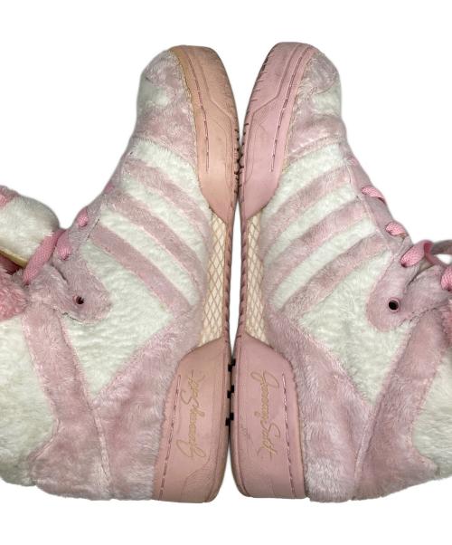 adidas（アディダス）adidas (アディダス) JEREMY SCOTT (ジェレミー スコット) ハイカットスニーカー ピンク サイズ:SIZE 28.5cmの古着・服飾アイテム