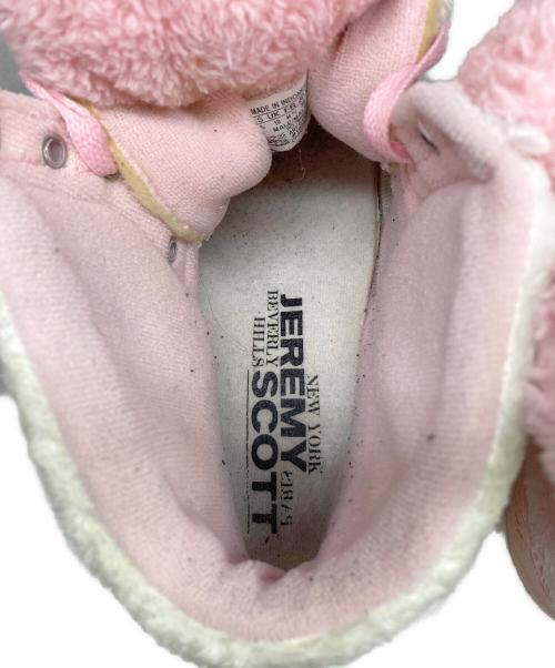 adidas（アディダス）adidas (アディダス) JEREMY SCOTT (ジェレミー スコット) ハイカットスニーカー ピンク サイズ:SIZE 28.5cmの古着・服飾アイテム