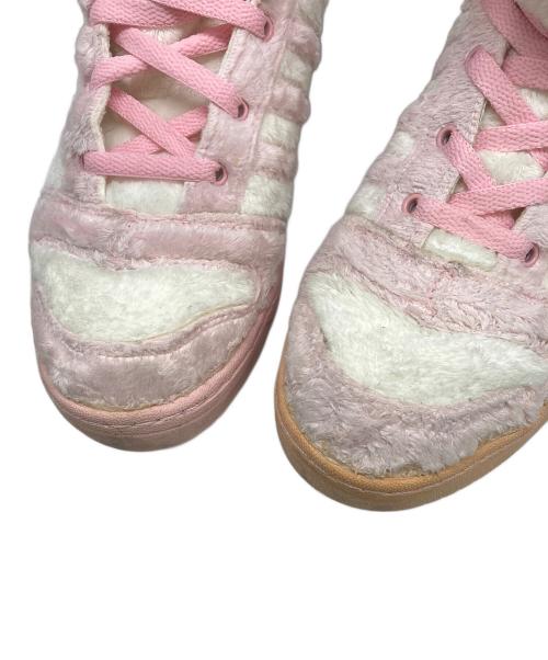 adidas（アディダス）adidas (アディダス) JEREMY SCOTT (ジェレミー スコット) ハイカットスニーカー ピンク サイズ:SIZE 28.5cmの古着・服飾アイテム