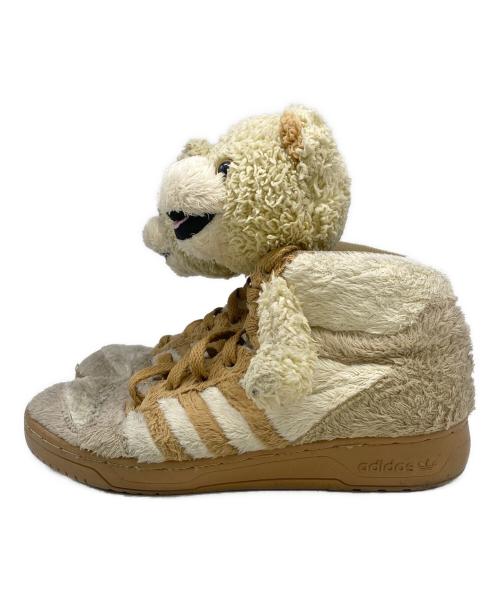 adidas（アディダス）adidas (アディダス) JEREMY SCOTT (ジェレミー スコット) ハイカットスニーカー ブラウン サイズ:SIZE 24cmの古着・服飾アイテム
