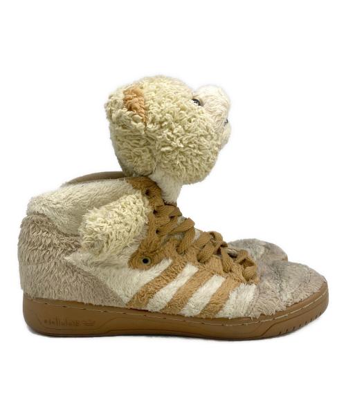 adidas（アディダス）adidas (アディダス) JEREMY SCOTT (ジェレミー スコット) ハイカットスニーカー ブラウン サイズ:SIZE 24cmの古着・服飾アイテム