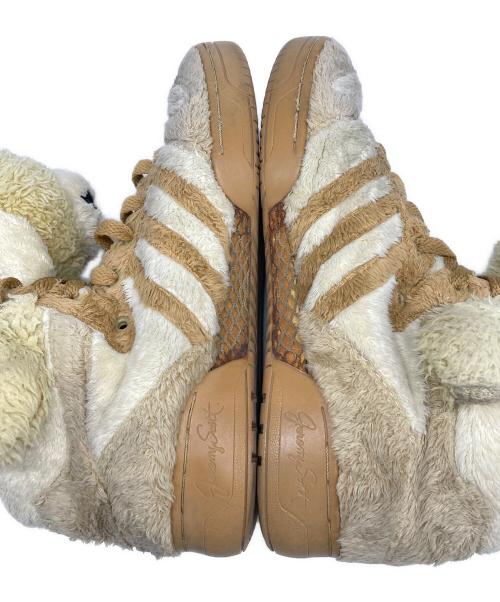 adidas（アディダス）adidas (アディダス) JEREMY SCOTT (ジェレミー スコット) ハイカットスニーカー ブラウン サイズ:SIZE 24cmの古着・服飾アイテム