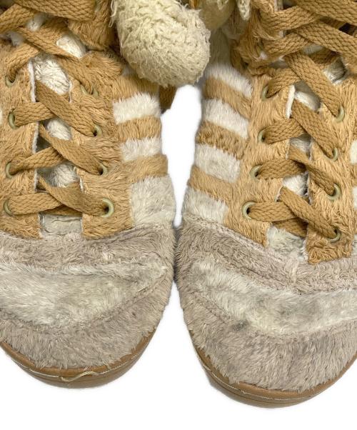 adidas（アディダス）adidas (アディダス) JEREMY SCOTT (ジェレミー スコット) ハイカットスニーカー ブラウン サイズ:SIZE 24cmの古着・服飾アイテム