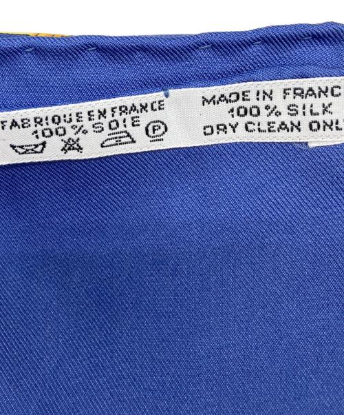 HERMES（エルメス）HERMES (エルメス) シルクスカーフ ブルーの古着・服飾アイテム
