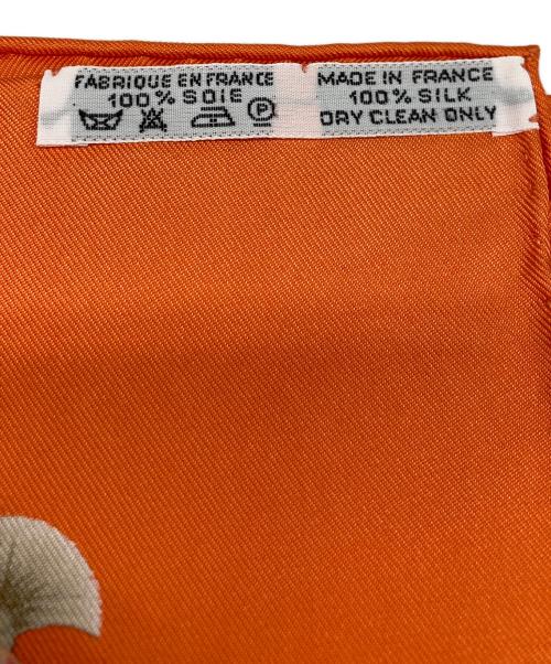 HERMES（エルメス）HERMES (エルメス) シルクスカーフ オレンジの古着・服飾アイテム