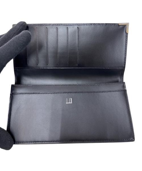 ALFRED DUNHILL（アルフレッド・ダンヒル）ALFRED DUNHILL (アルフレッド・ダンヒル) 長財布 ブラックの古着・服飾アイテム