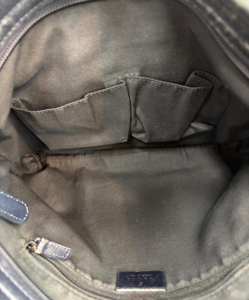 GUCCI（グッチ）GUCCI (グッチ) ショルダーバッグ　GG　388926 ネイビー×ベージュの古着・服飾アイテム