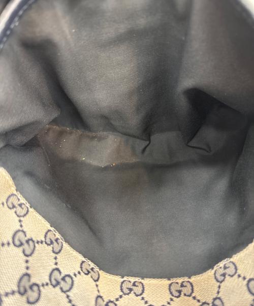 GUCCI（グッチ）GUCCI (グッチ) ショルダーバッグ　GG　388926 ネイビー×ベージュの古着・服飾アイテム