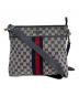 GUCCI（グッチ）の古着「ショルダーバッグ　GG　388926」｜ネイビー×ベージュ