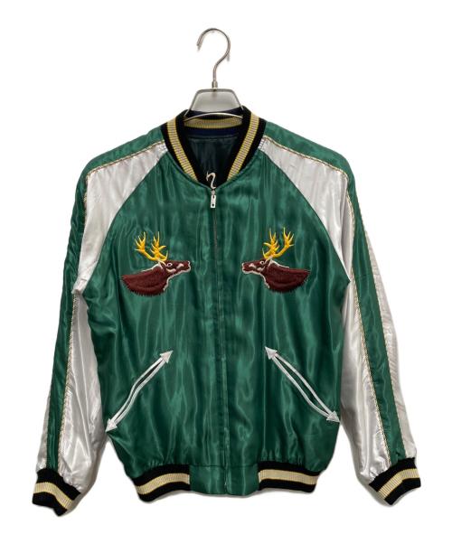 東洋エンタープライズ（トウヨウエンタープライズ）東洋エンタープライズ (トウヨウエンタープライズ) リバーシブルスカジャン グリーン サイズ:SIZE Sの古着・服飾アイテム