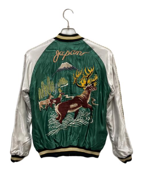 東洋エンタープライズ（トウヨウエンタープライズ）東洋エンタープライズ (トウヨウエンタープライズ) リバーシブルスカジャン グリーン サイズ:SIZE Sの古着・服飾アイテム