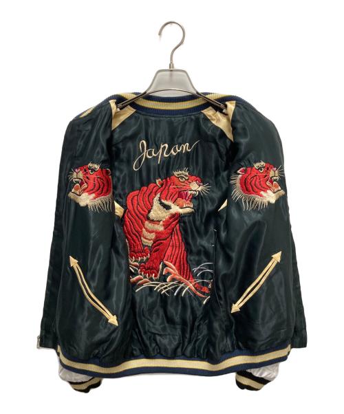 東洋エンタープライズ（トウヨウエンタープライズ）東洋エンタープライズ (トウヨウエンタープライズ) リバーシブルスカジャン グリーン サイズ:SIZE Sの古着・服飾アイテム