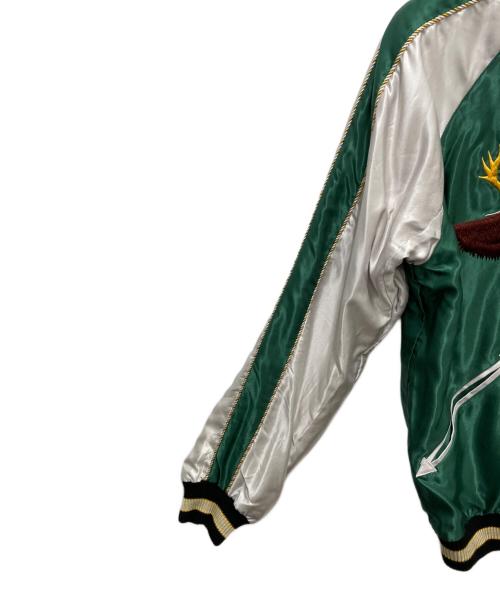 東洋エンタープライズ（トウヨウエンタープライズ）東洋エンタープライズ (トウヨウエンタープライズ) リバーシブルスカジャン グリーン サイズ:SIZE Sの古着・服飾アイテム