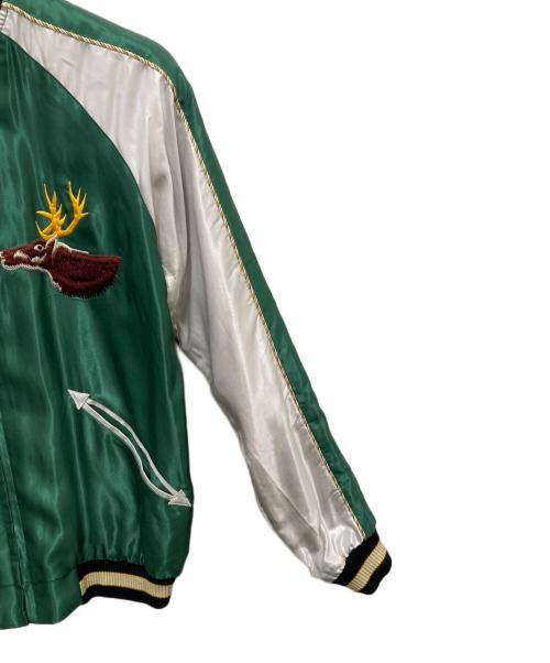 東洋エンタープライズ（トウヨウエンタープライズ）東洋エンタープライズ (トウヨウエンタープライズ) リバーシブルスカジャン グリーン サイズ:SIZE Sの古着・服飾アイテム