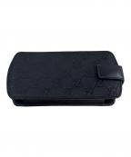 GUCCIグッチ）の古着「モバイルケース　162356　GG」｜ブラック