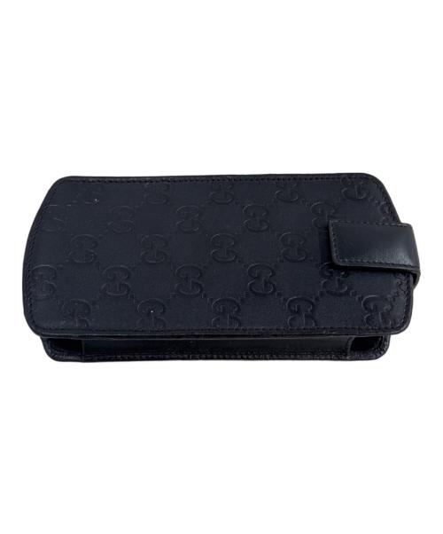 GUCCI（グッチ）GUCCI (グッチ) モバイルケース　162356　GG ブラックの古着・服飾アイテム