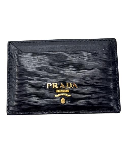 PRADA（プラダ）PRADA (プラダ) カードケース　1MC208 ブラックの古着・服飾アイテム