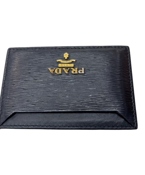 PRADA（プラダ）PRADA (プラダ) カードケース　1MC208 ブラックの古着・服飾アイテム