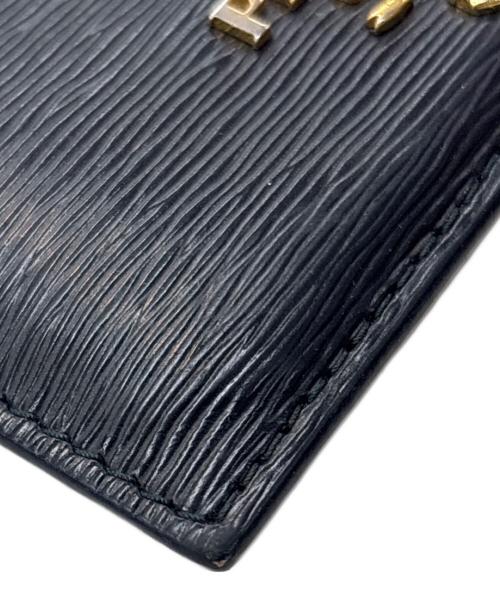 PRADA（プラダ）PRADA (プラダ) カードケース　1MC208 ブラックの古着・服飾アイテム