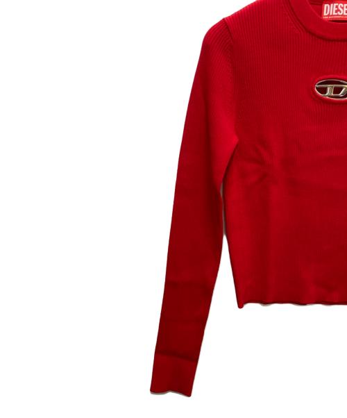 DIESEL（ディーゼル）DIESEL (ディーゼル) ニット レッド サイズ:SIZE Mの古着・服飾アイテム